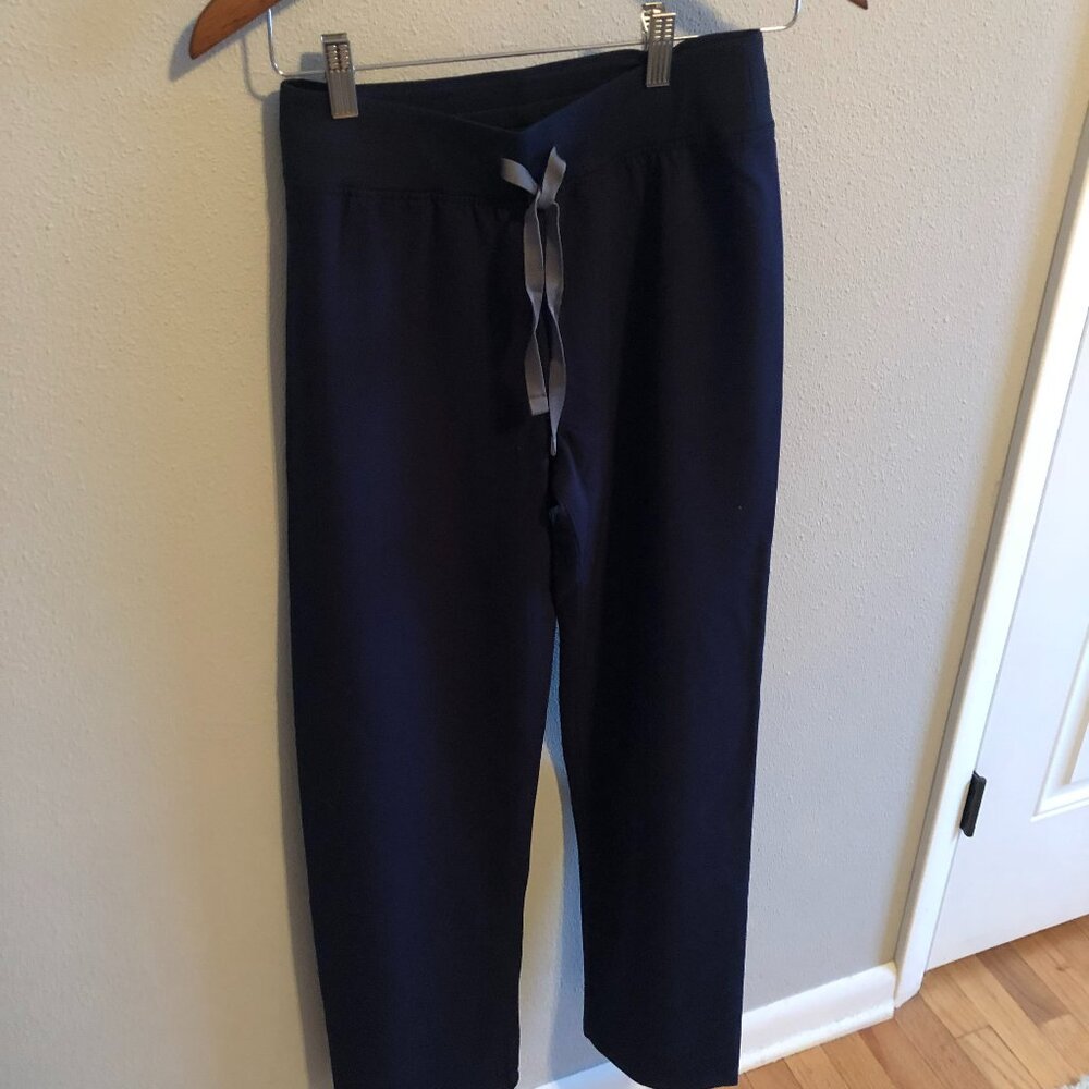 Figs Navy Blue Drawstring Scrub Pants